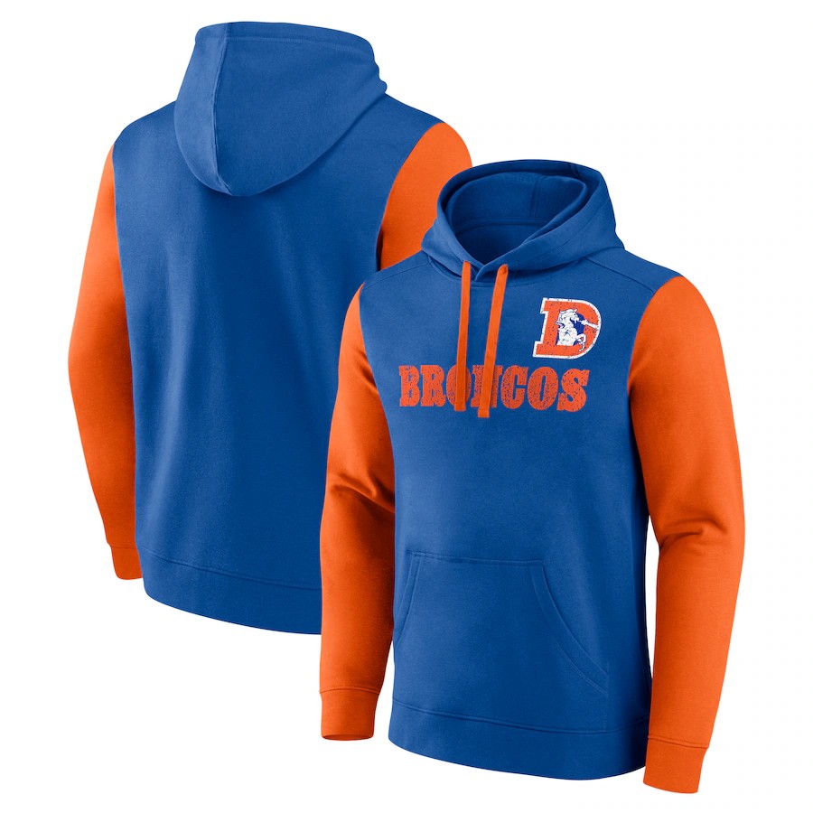 Men Denver Broncos blue 02 NFL 2024 hoodie